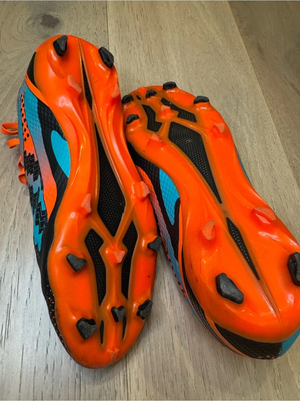 Adidas X Speedportal Messi.3 FG Youth Soccer Cleats Orange Size 6Y GZ5145